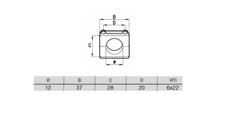 PIPE BRACKET Dia.12