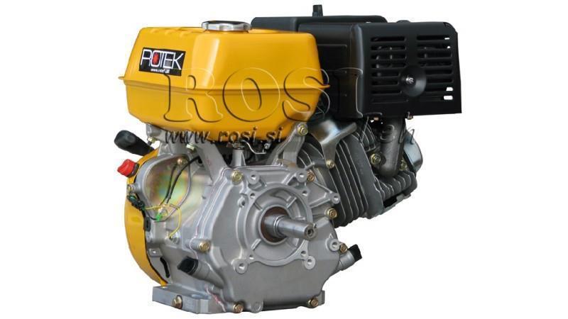 MOTORE BENZINA EG4-420cc-9,6kW-13,1HP-3.600 U/min-H-KW25x88.5-avvio manuale