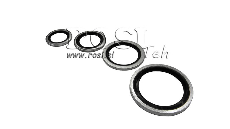 WASHER WITH RUBBER SEAL 1'' - 33,85x42,95 mm