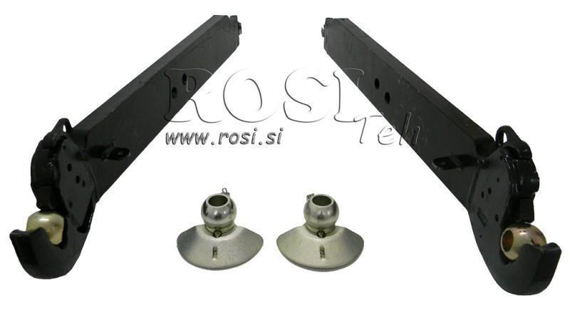 BRACCI DI SUPPORTO DEL TRATTORE IDRAULICA A 3 PUNTI CBM 120x35 mm - 950mm DO 140KM