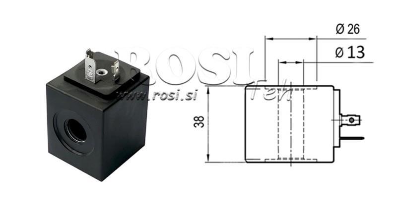 ELEKTRO MAGNETNI NAMOTAJ 24 V - fi 13mm-38mm IP65