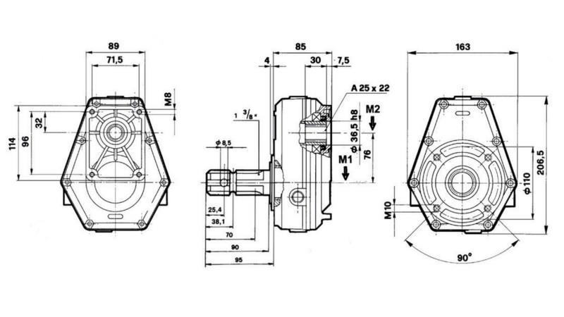 MULTIPLICATOR GR.2 -1:3,8 MALE