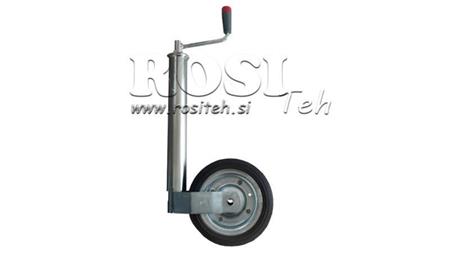 STÜTZFUß FÜR AUTOANHÄNGER MIT RAD 250mm-400kg