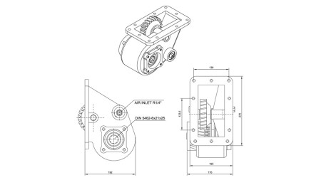 NEBENANTRIEB FÜR HYDRAULIKPUMPE - SCANIA GR 871