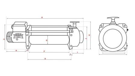 12 V ELEKTRISCHE SEILWINDE DWT 15000 HDL - 6803 kg