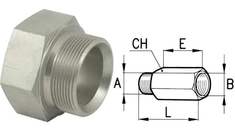 HYDRAULIKADAPTER MÄNNLICH-WEIBLICH 1