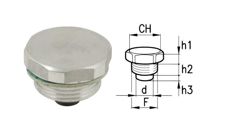 HYDRAULIKMAGNET - ZAPFEN 1/2