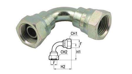 HYDRAULIK KNIE 90° WEIBLICH-WEIBLICH 1/2