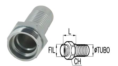 HIDRAULISCHER ANSCHLUß CEL 8 L MÄNLICH DN6-M14x1,5