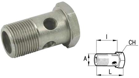 HYDRAULIC BLANK BOLT 3/8
