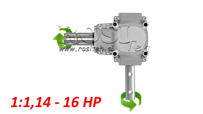 VINKEL GIRKASSE L-150J 1:1.14 (16HP-12KW)