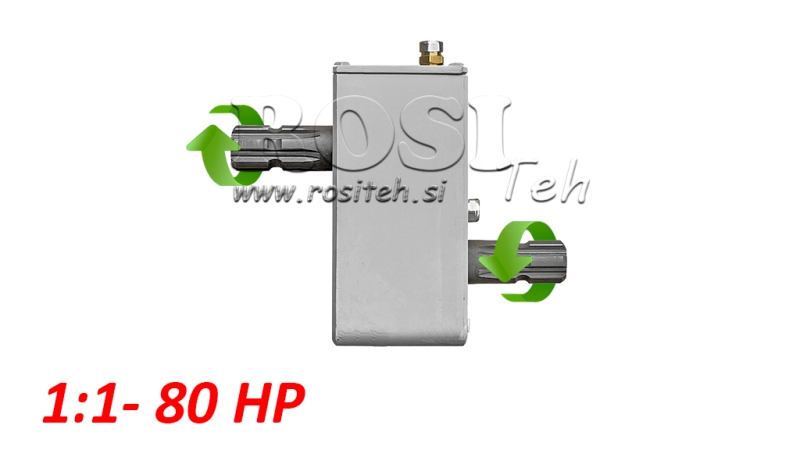 PŘEVODOVKA TRAKTORU - INVERZE 1:1 (80HP-60KW) SAMEC-SAMEC