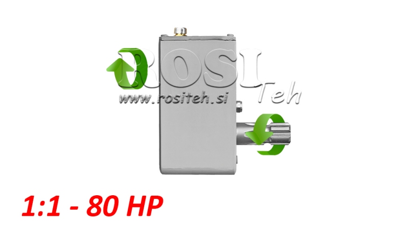 TRAKTOR GIRKASSE - INVERSJON 1:1 (80HK-60KW) HUNN-HANN