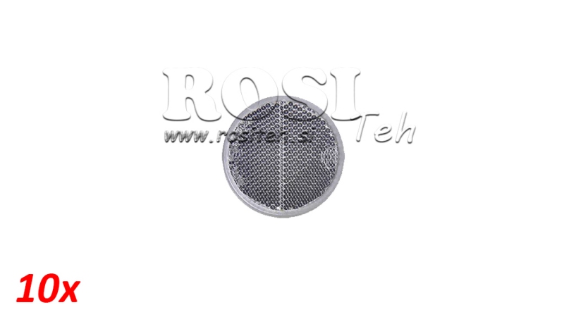 REFLECTOARE ROTUNDE Φ 60 ALBE (10BUC)