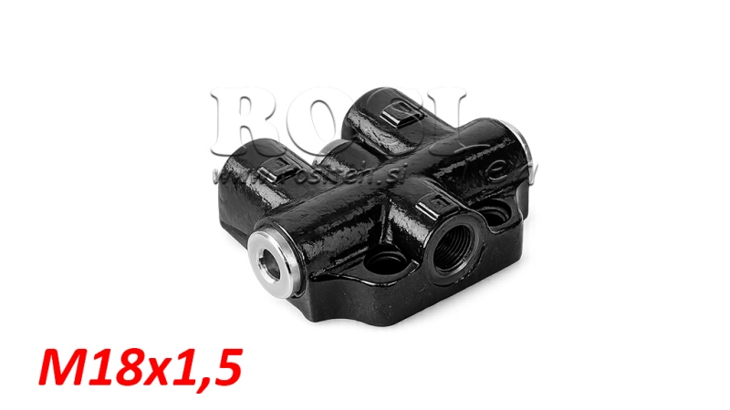 HYDRAULIC VALVE FOR MARKER UNIDIRECTIONAL M18X1.5