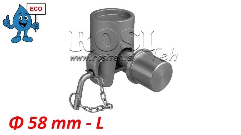 DUMP TRUCK BALL FOR TRAILER fi58 VENSTRE eco