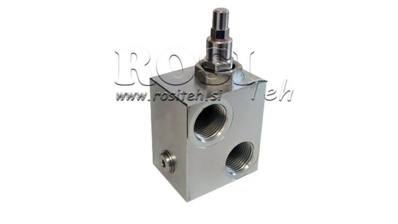 HYDRAULICKÝ TLAKOVÝ REGULÁTOR VMPP 1' 50-400 BAR - 160lit