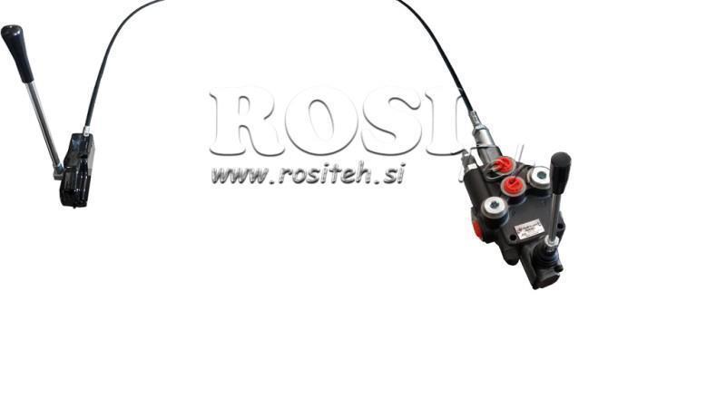 JOYSTICK DOPPELHANDGRIFF 1 m HYDRAULIKVENTIL 1xP80 liter