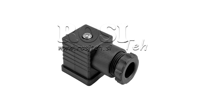 CONECTOR ELÉCTRICO -NEGRO-