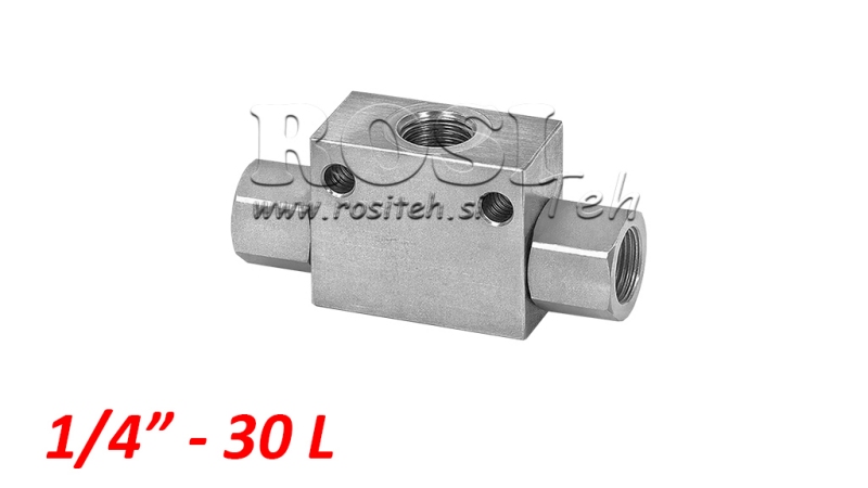 VALVOLA DEVIATRICE DI PRESSIONE 1/4 30 lit