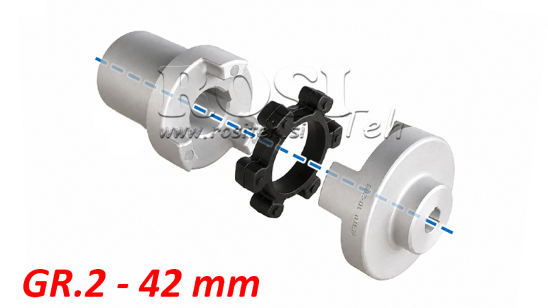GUMMIKUPPLUNG ND43A (11-15kW)  42mm/GR2