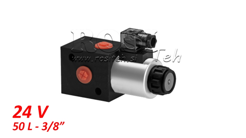 3 wege ventil 3/8 24V - 50lit