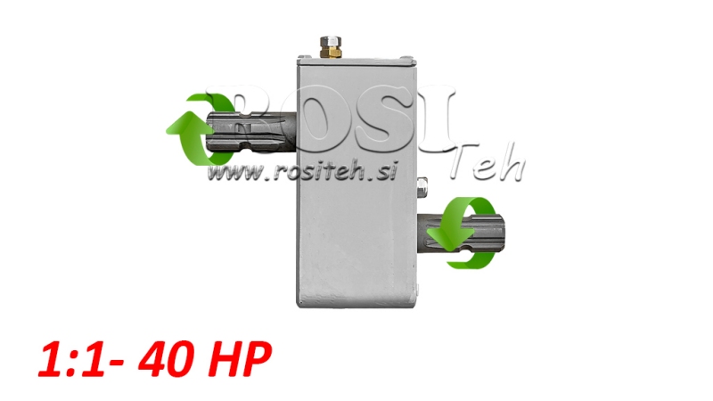 PŘEVODOVKA TRAKTORU - INVERZE 1:1 (40HP-30KW) SAMEC-SAMEC