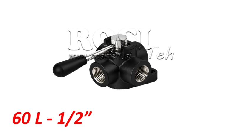 ROČNI 4 POTNI VENTIL IF 1/2 - 60lit