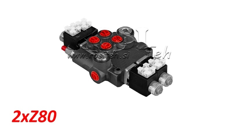 VALVOLA MONOBLOCCO ELETTROIDRAULICA 2xZ80