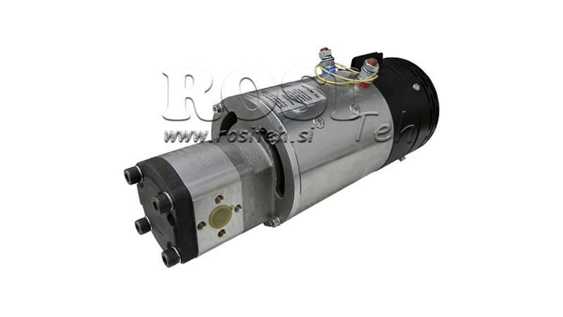 HIDRAULIKUS SZIVATTYÚ ÖSSZESZERELÉS GR.2 - 10cc ELEKTROMOTOR 24V - 4.5kW