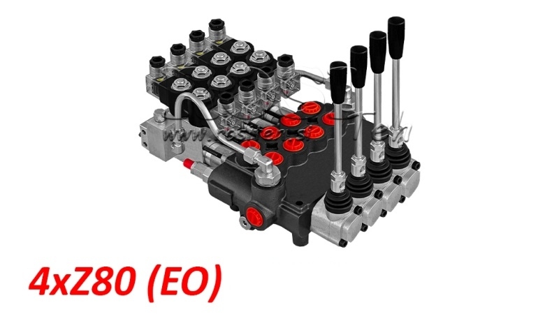 VALVOLA MONOBLOCCO IDRAULICA ELETTRO-MANUALE 4xZ80