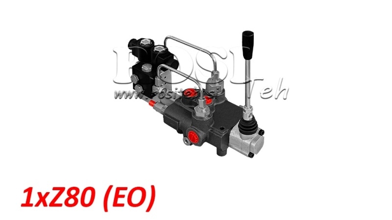 VALVOLA MONOBLOCCO IDRAULICA ELETTRO-MANUALE 1xZ80