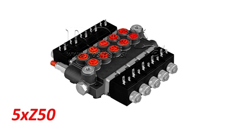 VALVOLA MONOBLOCCO ELETTROIDRAULICA 5xZ50