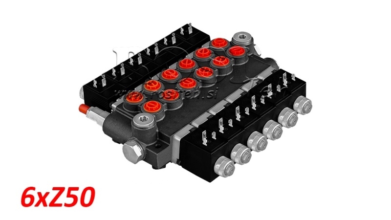 VALVOLA MONOBLOCCO ELETTROIDRAULICA 6xZ50