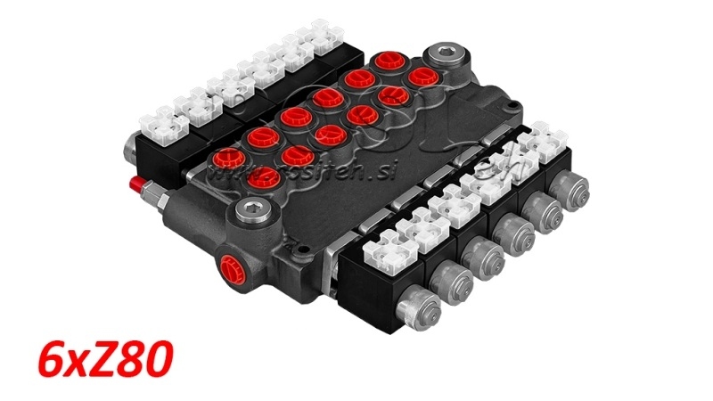 VALVOLA MONOBLOCCO ELETTROIDRAULICA 6xZ80