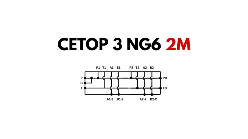BASE CETOP3 NG6 2M