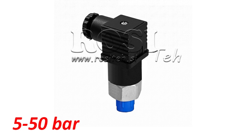 HYDRAULICKÝ TLAKOVÝ SPÍNAČ F3 5-50 BAR (MAX.300BAR)