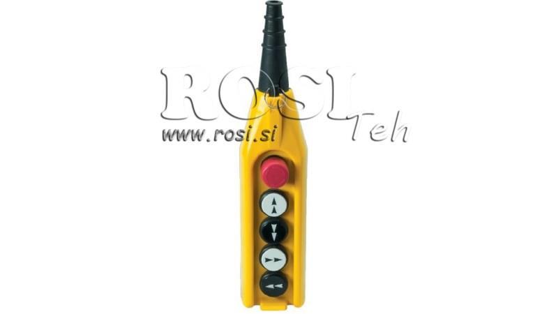 JUEGO DE INTERRUPTORES REMOTOS 4 BOTONES EN CARCASA SIN CABLE