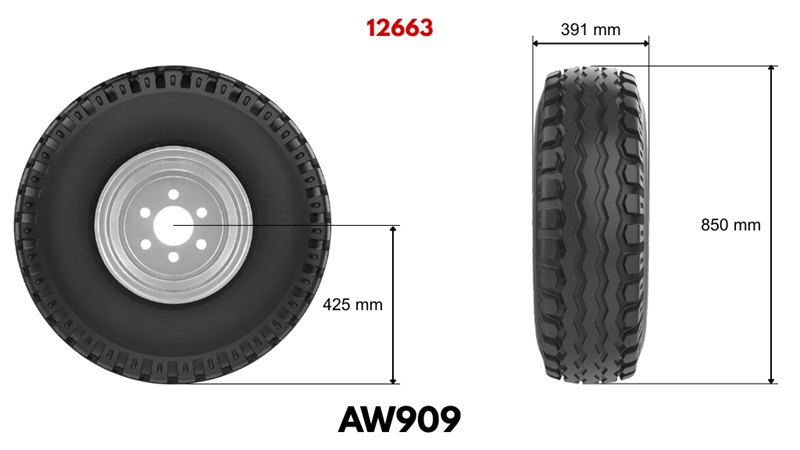 GUMA 15.0/55-17 AW909 14pl SA FELGOM 13,00X17