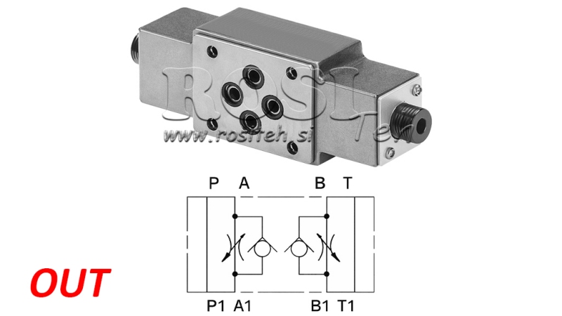 REGULATOR PRETOKA CETOP 3 IZHODNI
