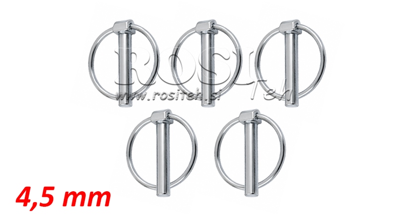 COMPLETE SAFETY CLIPS CIRCULAR Φ 4.5 MM (5PCS)