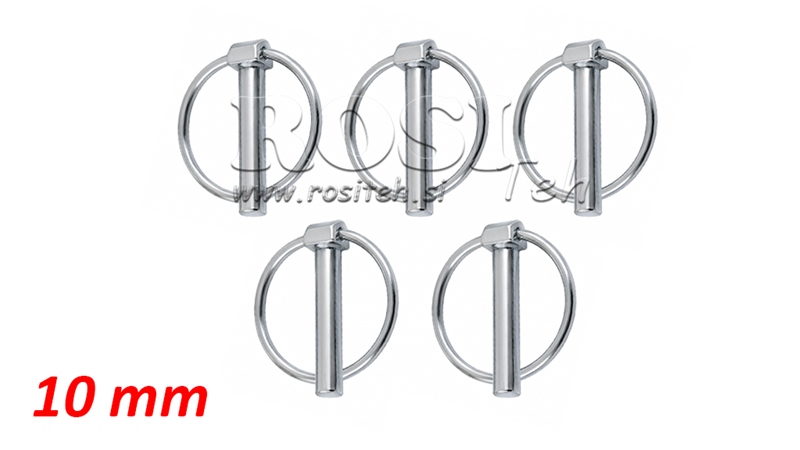 COMPLETE SAFETY CLIPS CIRCULAR Φ 10.0 MM (5PCS)