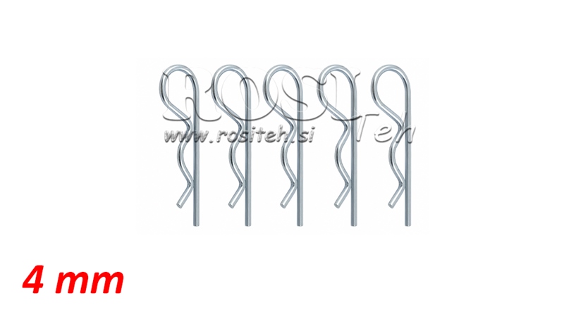 SAFETY CLIP SET SINGLE Φ 4.0 MM (5PCS)