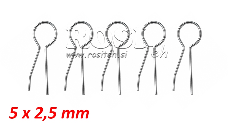 SURTIDO DE PASADORES DE ALETA 5X2.5 (5PCS)
