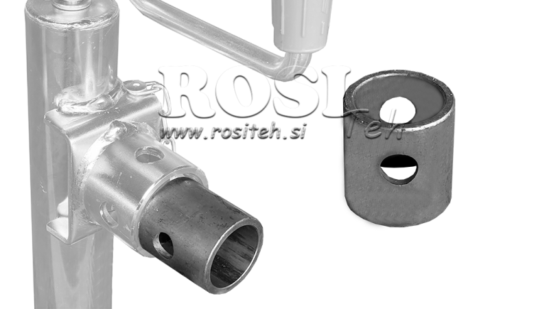 ADAPTADOR PARA PATAS DE SOPORTE CON CONEXIÓN TUBULAR 1300 KG