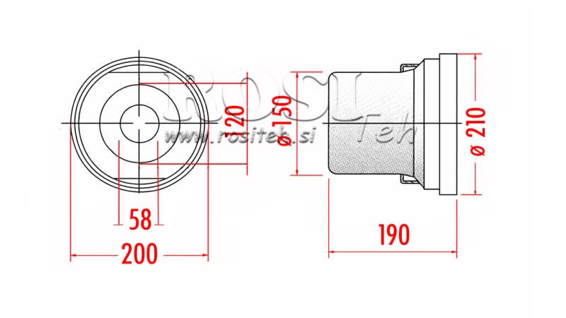 ΠΡΟΣΤΑΤΕΥΤΙΚΟ ΚΑΡΝΤΑΝ PVC 210x190x150