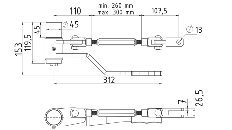 ZÁMEK NA ZADNÍ STRANĚ
