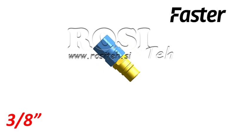 MÄNNLICHE SCHNELLKUPPLUNG FÜR MULTI-FASTER 3/8 MOBILER TEIL