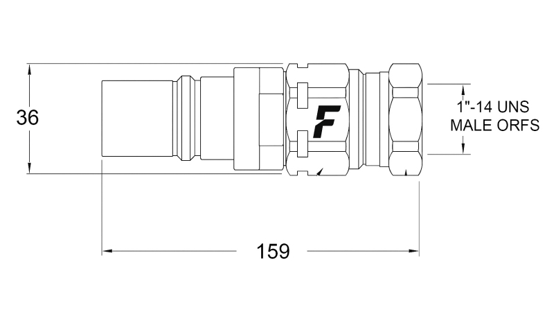 RYCHLOSPOJKA SAMEC PRO MULTI-FASTER 9/16 3PLK 3PLV B POHYBLIVÁ ČÁST