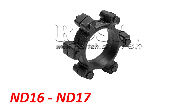 ZVEZDNA GUMI SKLOPKA ZA VMESNIK ND16-ND17 (74mm)